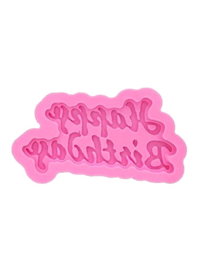 NIBEMINENT Silicone Chocolate Mould Pink 6.6x3.4centimeter - Image 1