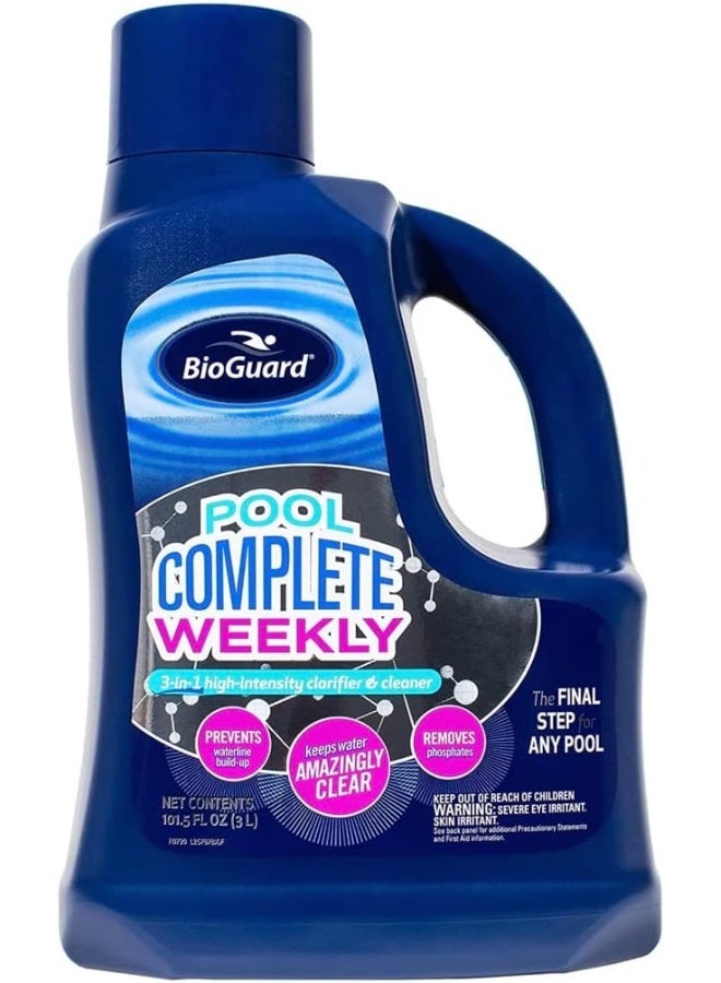bioguard Pool Complete Weekly 3L 3-in-1 High-Intensity Clarifier Cleaner  - Image 2