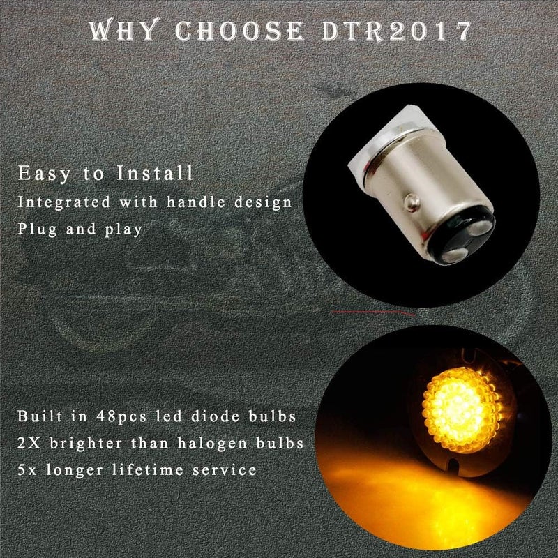 MotoParAcc 1157 Front LED Turn Signal Lights - Image 3