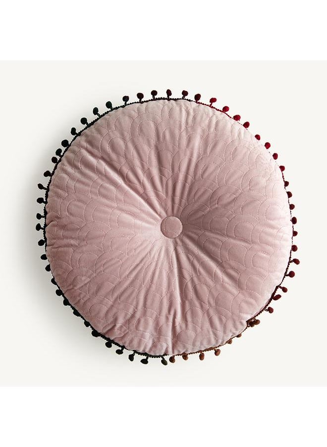Bluejw - Nordic Style Solid Color Dutch Velvet Living Room Sofa Pillow Cushion Bedroom Bedside Pillow Soft Bag Round Pumpkin Pillow - Image 1