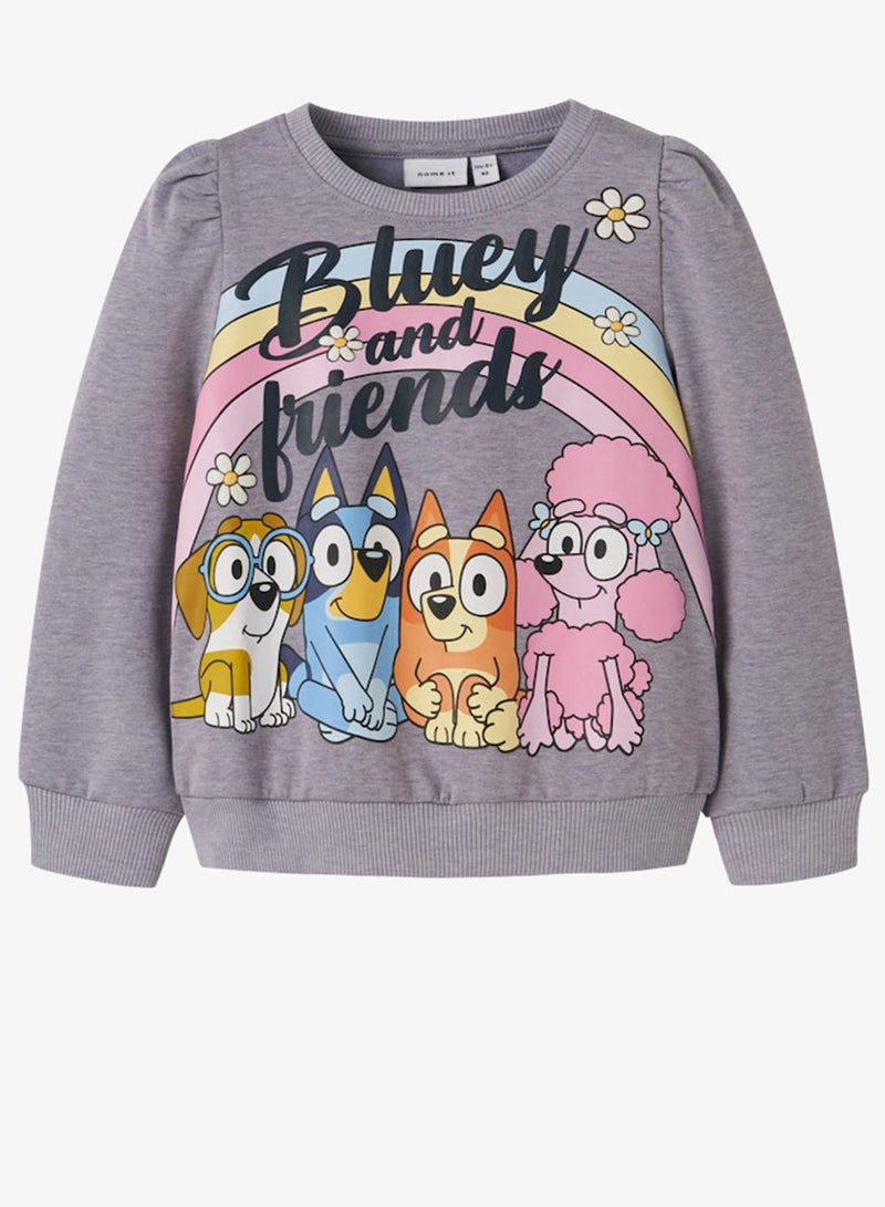 NAME IT Kids Graphic Crew Neck Sweatshirt - Image 1