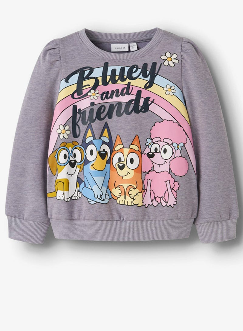 NAME IT Kids Graphic Crew Neck Sweatshirt - Image 4