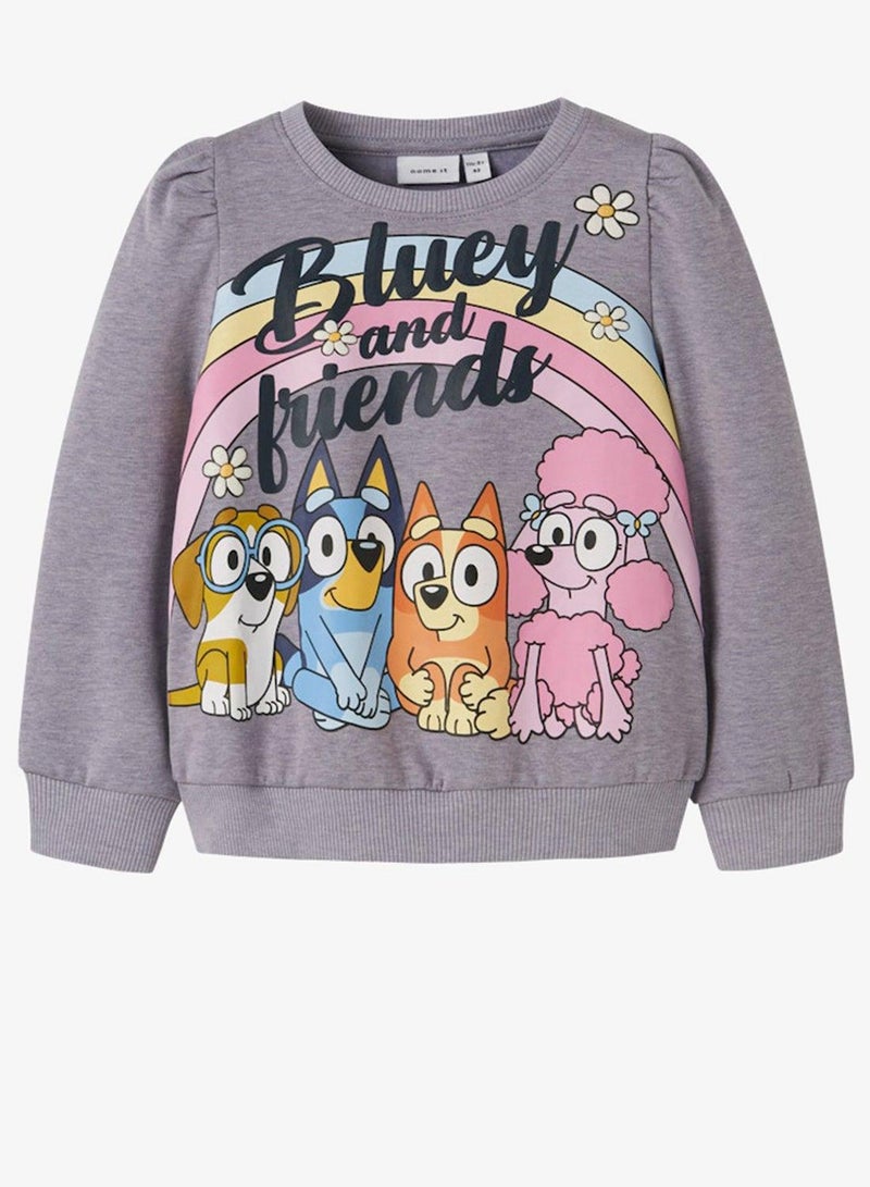 NAME IT Kids Graphic Crew Neck Sweatshirt - Image 2