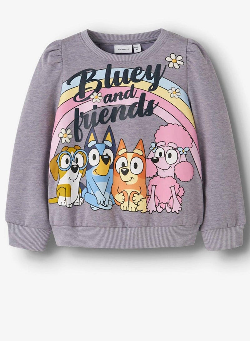 NAME IT Kids Graphic Crew Neck Sweatshirt - Image 5