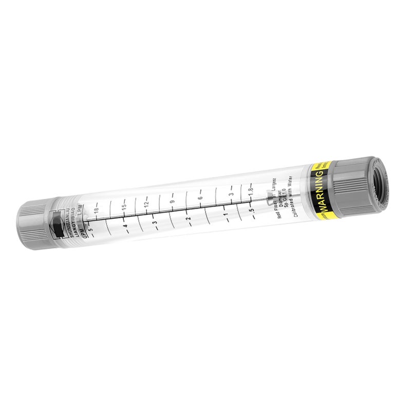 Tube Type Flow Meter for Liquid Pipeline Flowmeter 0.5‑5 GPM / 1.8‑18 LPM - Image 2