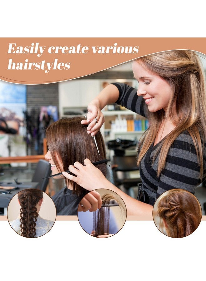 Yaomiao 300 Pcs Rat Tail Comb Bulk Hair Styling Comb Root Teasing Comb Fine Tooth Parting Combs For Braiding Hair Plastic Black Comb For Men And Women Home Salon Barber Shop Supplies - Image 5