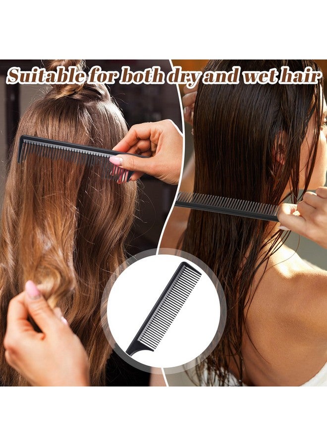 Yaomiao 300 Pcs Rat Tail Comb Bulk Hair Styling Comb Root Teasing Comb Fine Tooth Parting Combs For Braiding Hair Plastic Black Comb For Men And Women Home Salon Barber Shop Supplies - Image 3