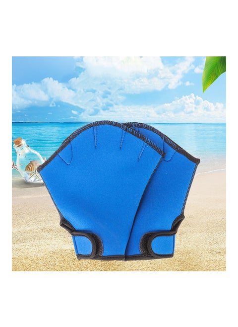 Webbed Aquatic Swimming Gloves 24.00x2.00x14.00cm