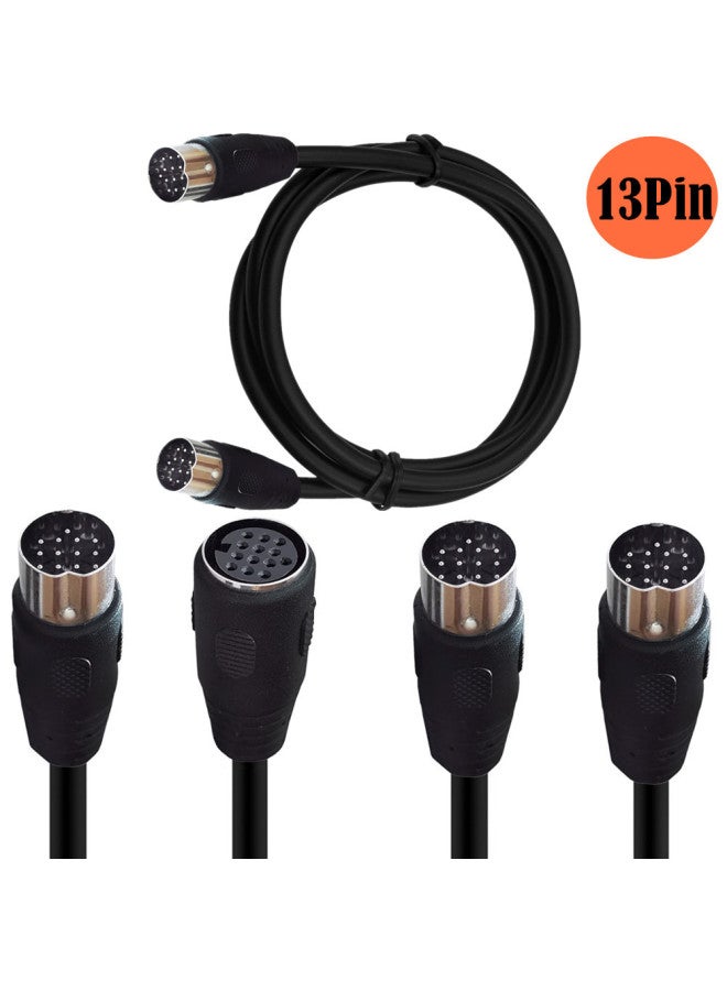 Din13p Double Male Head Cable Large 13p Connection Cable Beauty Equipment Wiring Stage Fog Machine-Color:3 M Male And Female - Image 2