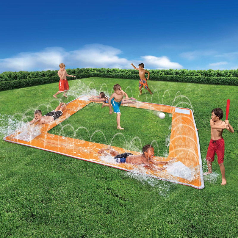 BANZAI Spring and Summer Toys Grand Slam Baseball Water Slide - Image 1