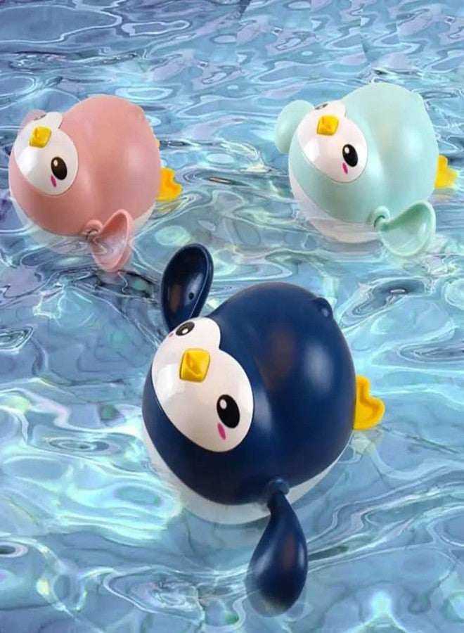 TECH LOGO ELECTRONICS Bath Toy Swimming Penguins Baby Bath Pools Paddling Toy Toy in Bathroom Beach Pool / Colorful Water Toys for Girls & Boys (Penguin Bath Toy Pack of 1) - Image 2