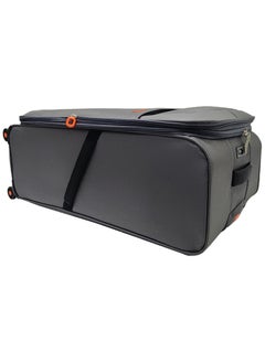 Track Soft Shell Trolley Luggage Set 3 Expandable Lightweight Suitcases With 4 Wheels  - Image 5