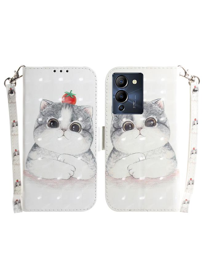 اس-توب جراب لهاتف Infinix Note 12 G96/X670، جراب جلدي ثلاثي الأبعاد ملون قابل للطي أفقيًا - Image 1