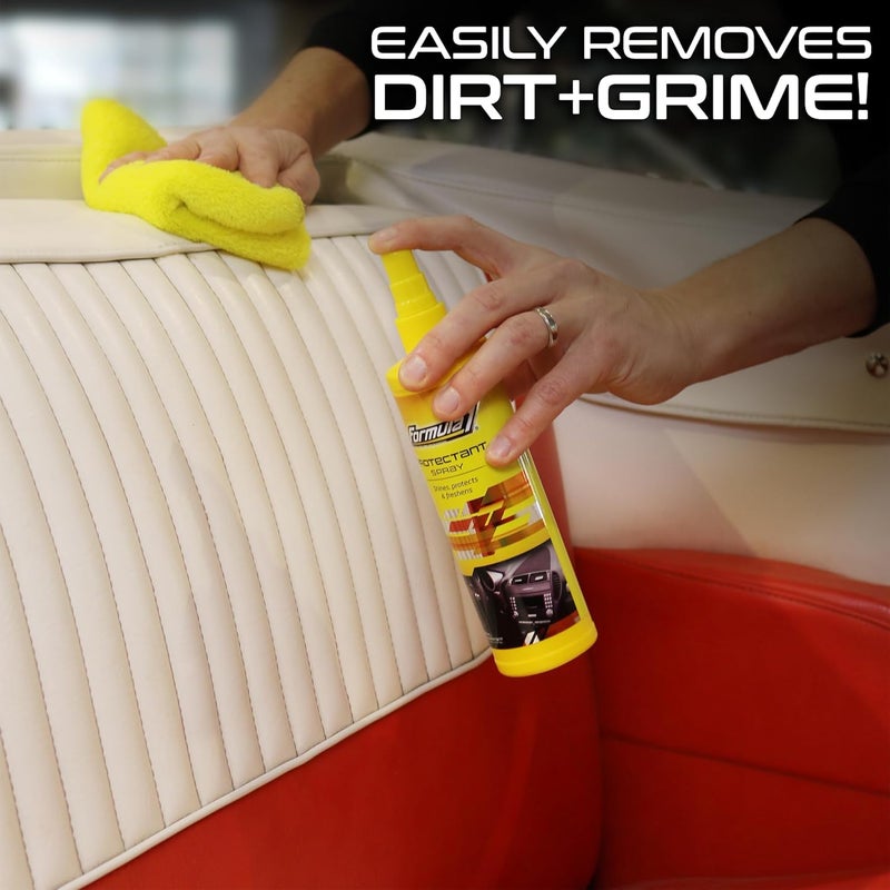 Formula 1 Interior Detailing Protectant Spray, Car Interior Cleaner with UV Protection, Non Greasy Formula, Safe for Vinyl, Rubber, Plastic, & Dashboard - 16oz - Image 2