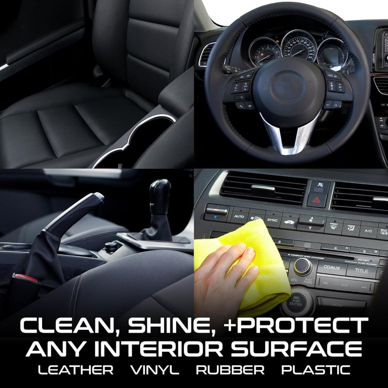 Formula 1 Interior Detailing Protectant Spray, Car Interior Cleaner with UV Protection, Non Greasy Formula, Safe for Vinyl, Rubber, Plastic, & Dashboard - 16oz - Image 1