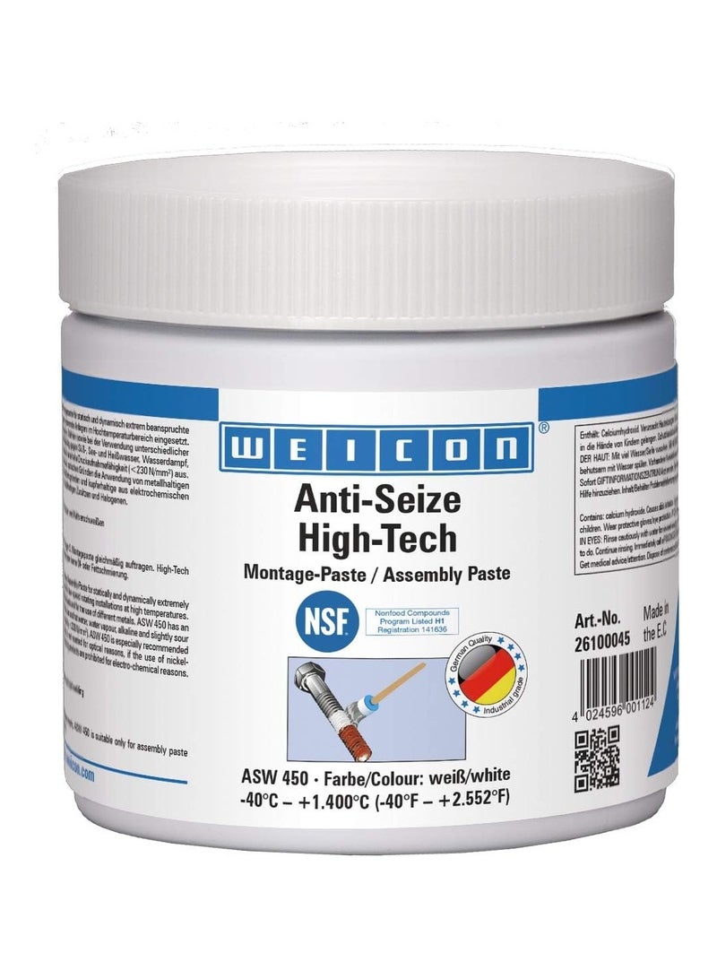 WEICON Anti-Seize High-Tech Assembly Paste | 450 g | Protection against corrosion, metal-free - Image 1