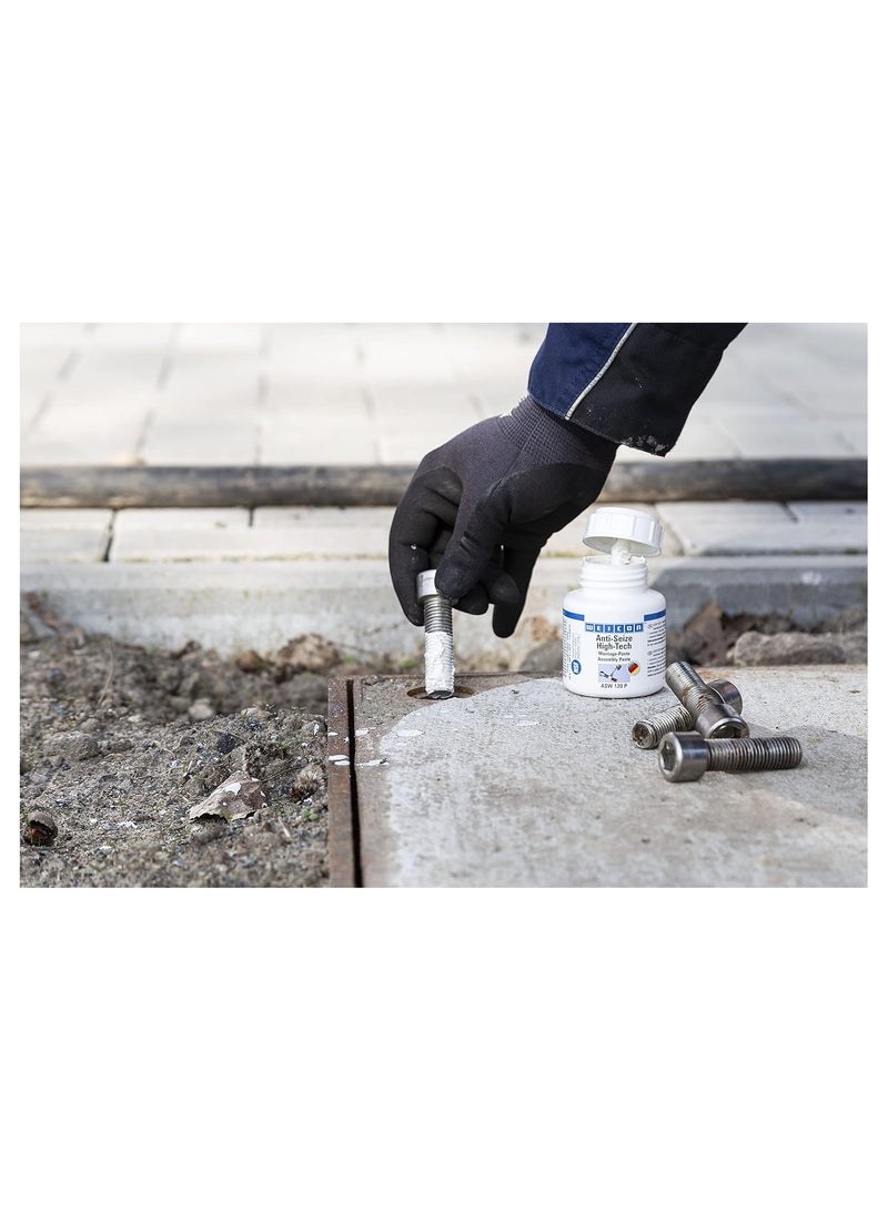 WEICON Anti-Seize High-Tech Assembly Paste | 450 g | Protection against corrosion, metal-free - Image 3