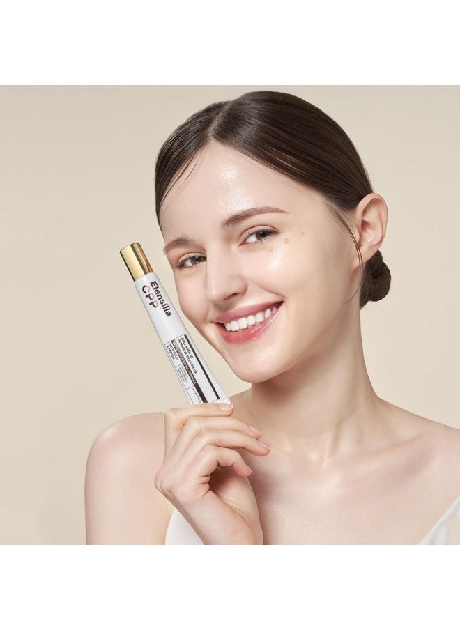 Elensilia - 80% Collagen With Gold Peptides Eye Cream Snail Secretion Filtrate + Matrixyl 3000 + Haloxyl For Wrinkles Dark Circles Moisturizer Korean Skin Care 0.7 Fl.Oz - Image 1