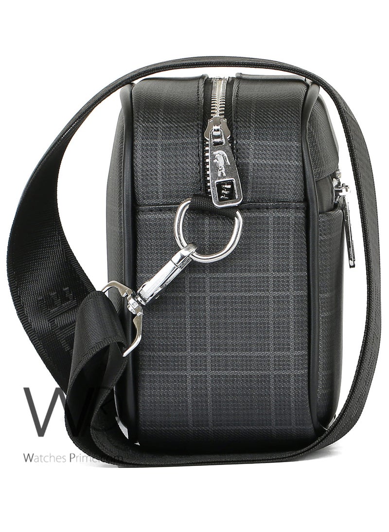 LACOSTE Black Lacoste Shoulder Crossbody Men Hand Bag  - Image 4