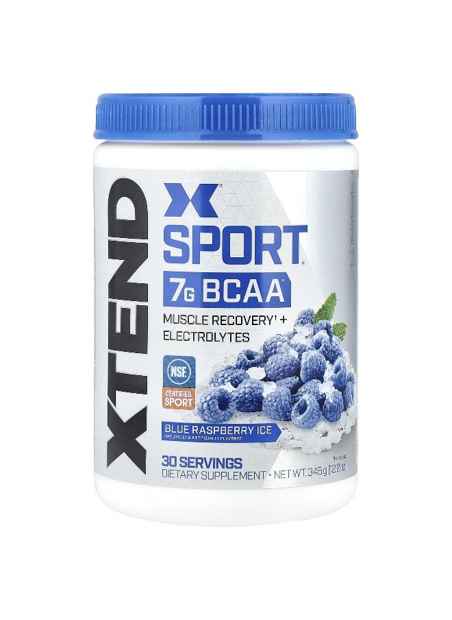 XTEND XTEND, Sport®, 7G BCAA, Blue Raspberry Ice, 12.2 oz (345 g)  - Image 1