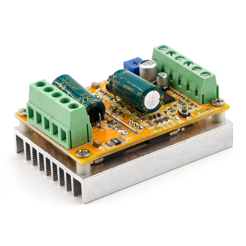 RioRand 300W 5-50V PWM DC Brushless Electric Motor Speed Controller with Hall-Less - Image 1
