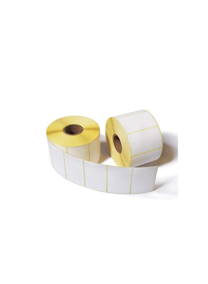 Terabyte 3 Rolls - 50mm x 25mm Barcode Label Sticker Direct Thermal 1000 Labels Per Roll for Zebra GC420d GC420t GK420d GK420t GX420d GX420t GX430t For Grocery, Supermarkets, Retail Store, Pharmacy - Image 2