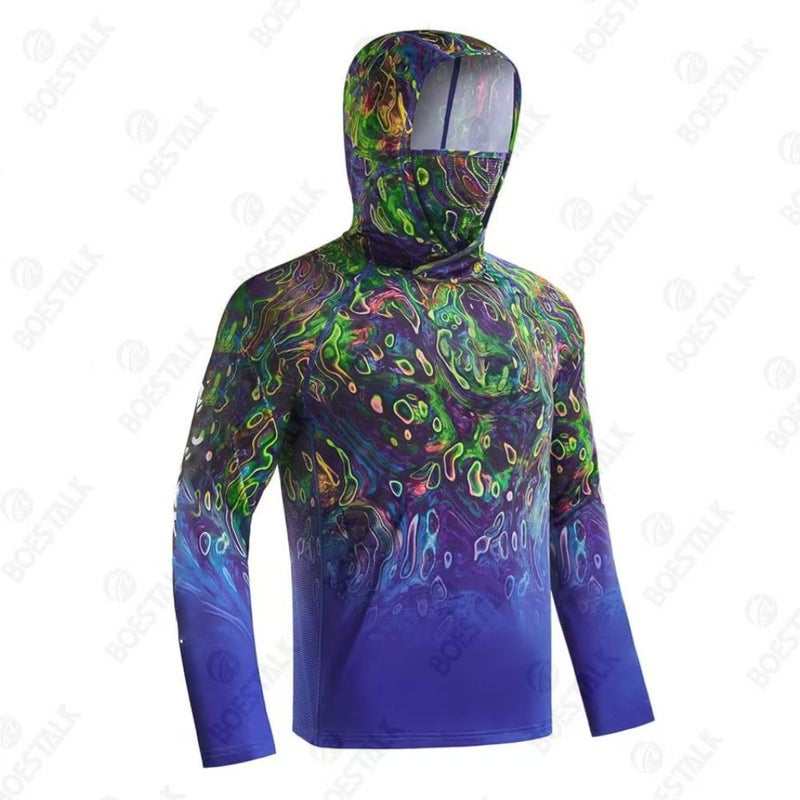 Men's Quick-Dry UV Hooded Fishing Sweatshirt