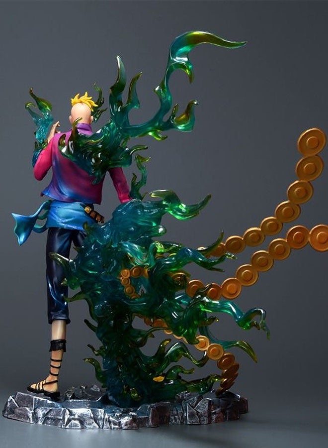 HALAMODO One Piece Resonance Series Phoenix Marco Figure Model,   Anime Statue Desktop Model Decor , Collectible  Toy, Collection Display Memorial Gift Office Desk Decoration, Birthday Gift For Boys Girls, 32.5 cm - Image 3