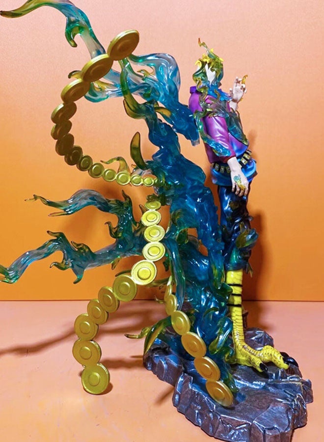 HALAMODO One Piece Resonance Series Phoenix Marco Figure Model,   Anime Statue Desktop Model Decor , Collectible  Toy, Collection Display Memorial Gift Office Desk Decoration, Birthday Gift For Boys Girls, 32.5 cm - Image 4