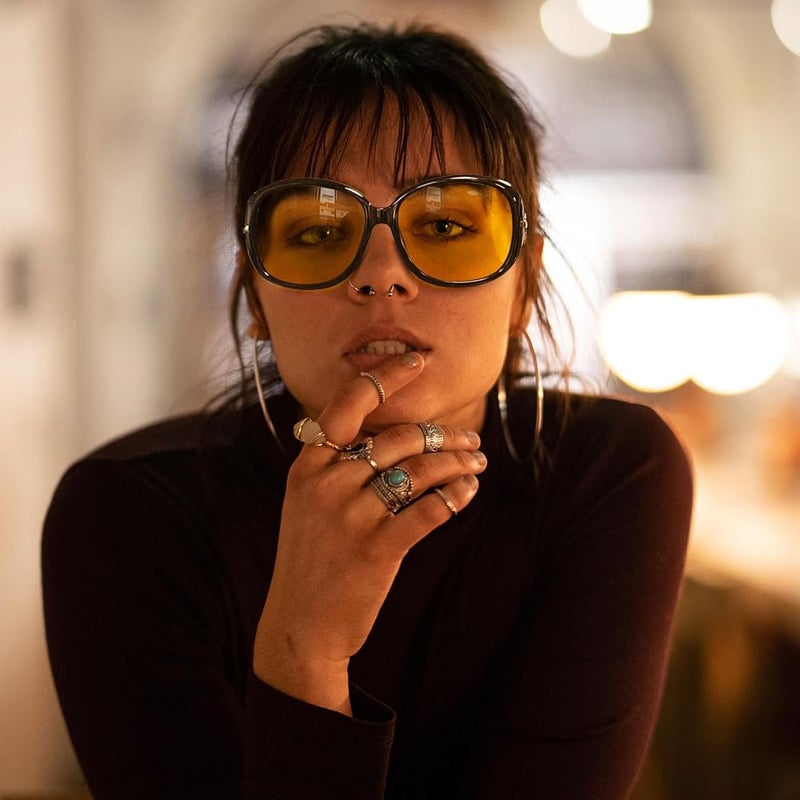 Joopin Vintage Oversized Sunglasses for Women Polarized UV400 Protection - Image 2