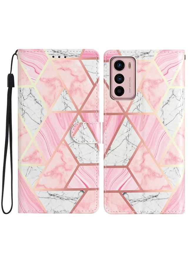 اس-توب جراب هاتف موتورولا موتو جي 42 مصنوع من الجلد برسومات ملونة - Image 2