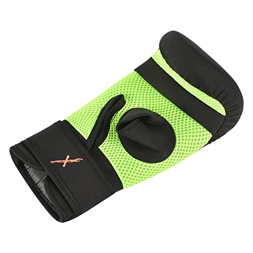 MaxxMMA Neoprene Washable Heavy Bag Gloves - Boxing Punching Training (Neon Yellow, S/M) - Image 4