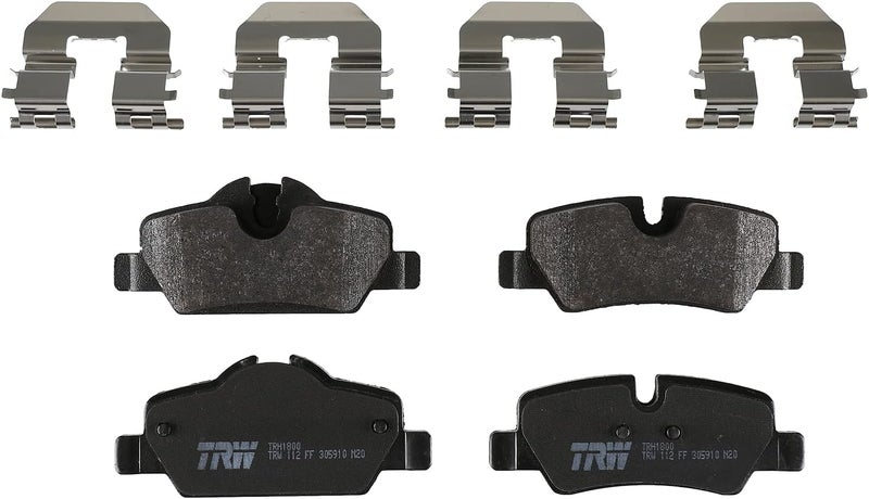 TRW Pro TRH1800 Disc Brake Pad Set for Mini Cooper 2014-2021 - Image 1