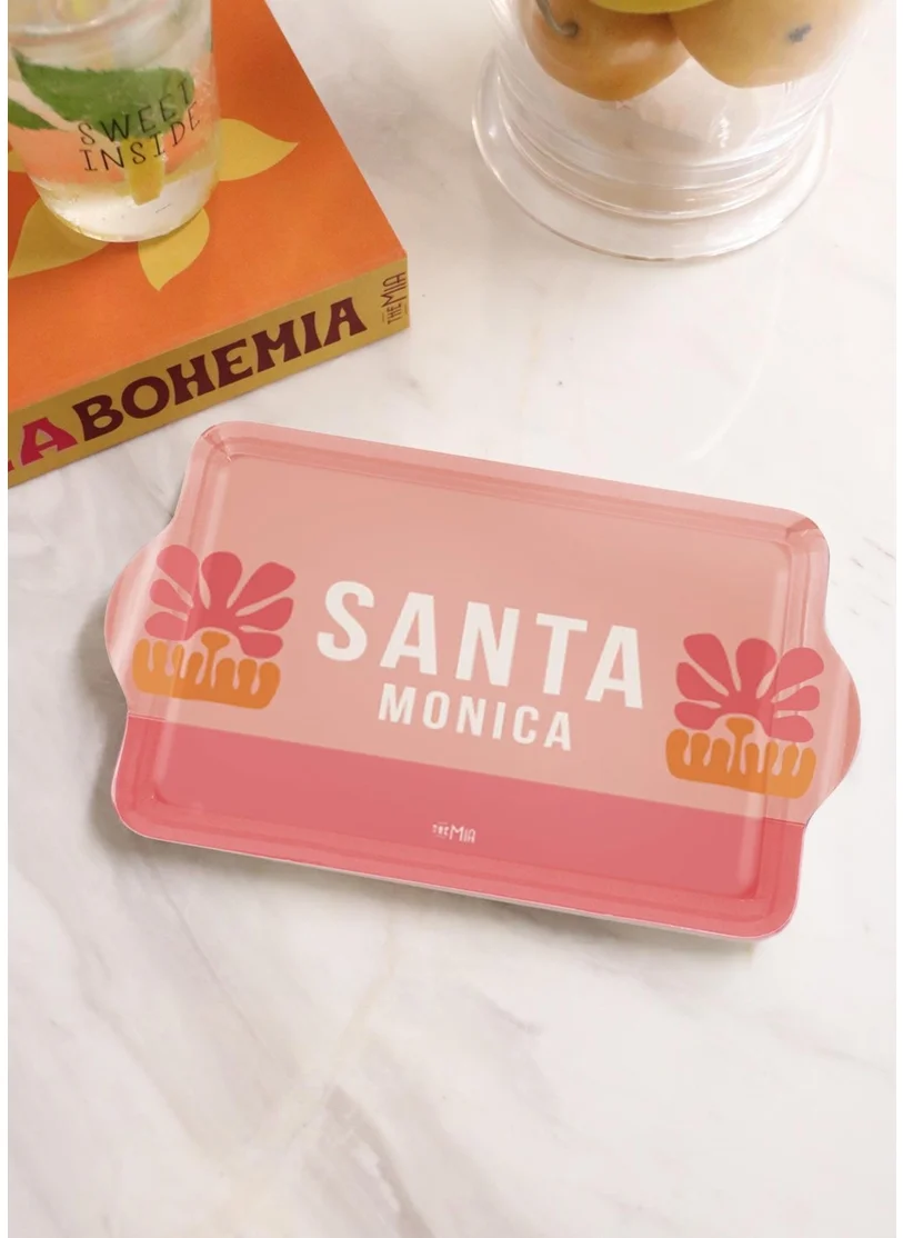 The Mia Santa Mini Tray Pink 24X14 cm