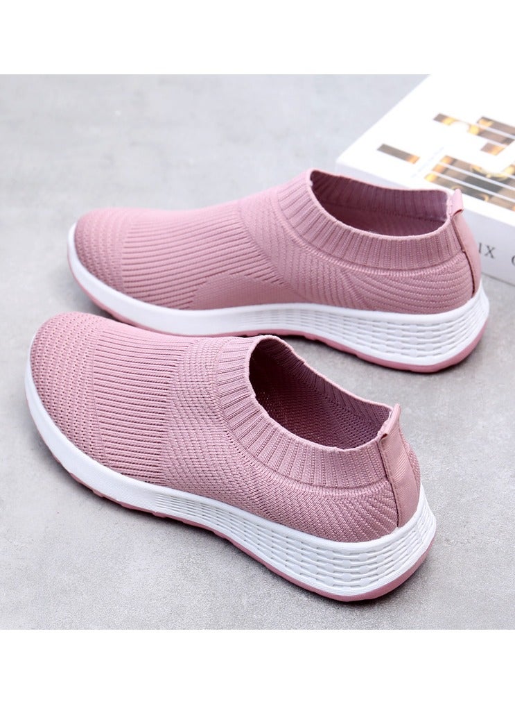 KUYING Sports Shoes Women's Thick Sole Breathable Casual Shoes 