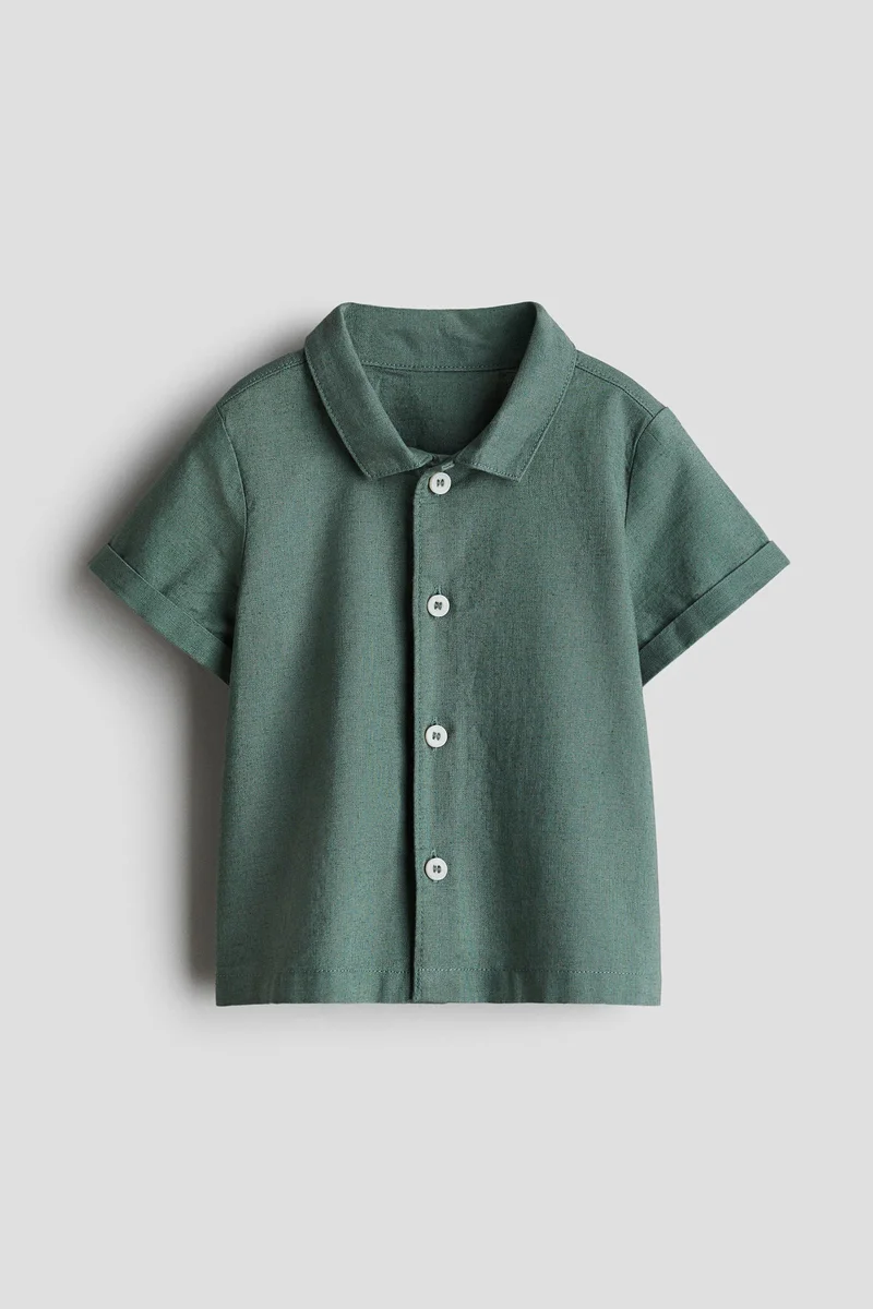 H&M Linen-blend shirt
