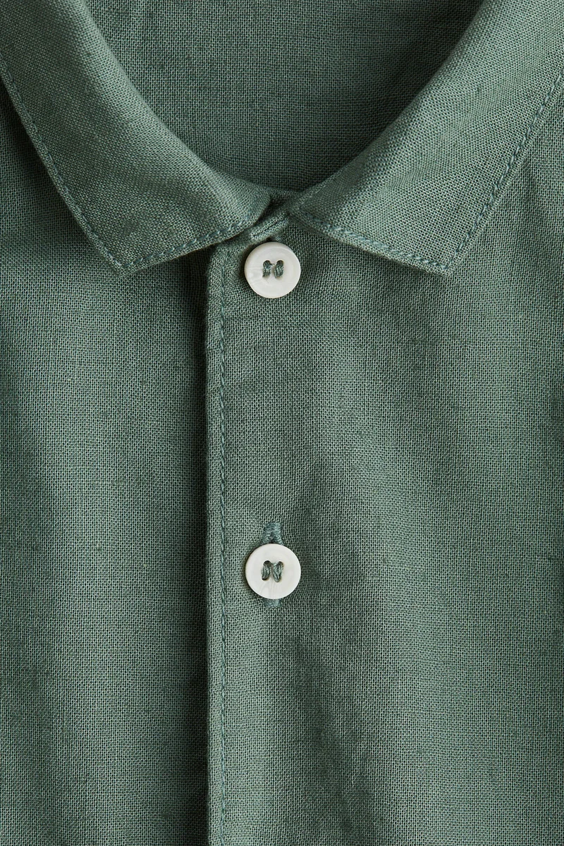 H&M Linen-blend shirt