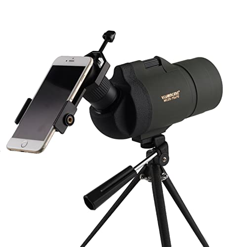 Visionking 25-75x70 Maksutov Spotting Scope for Target Shooting, Observation of Birds and Wildlife Observation of Scenery (Green) - Image 2