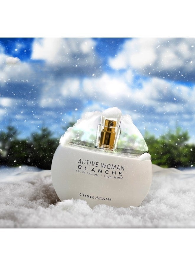 Chris Adams Active Woman Blanche Eau De Parfum 80ML – Elegant, Energetic & Irresistibly Feminine Fragrance for the Modern Woman - Image 4