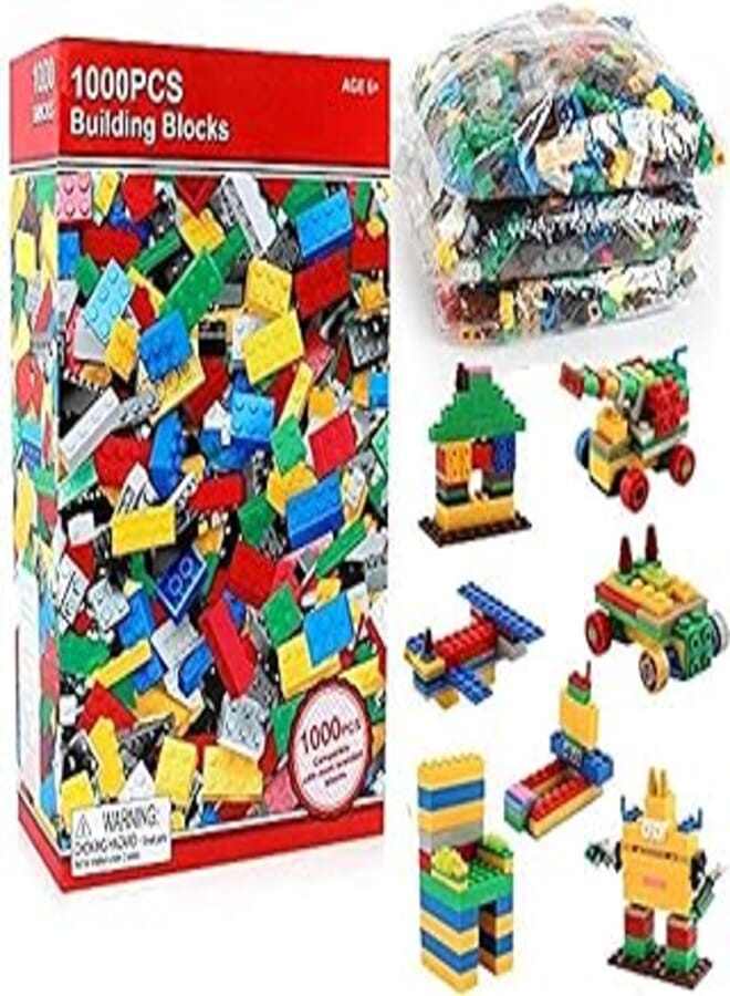 OR 1000 Pcs Building Bricks Set City DIY Creative Brick bulk assembled Toys Gifts For Children 
