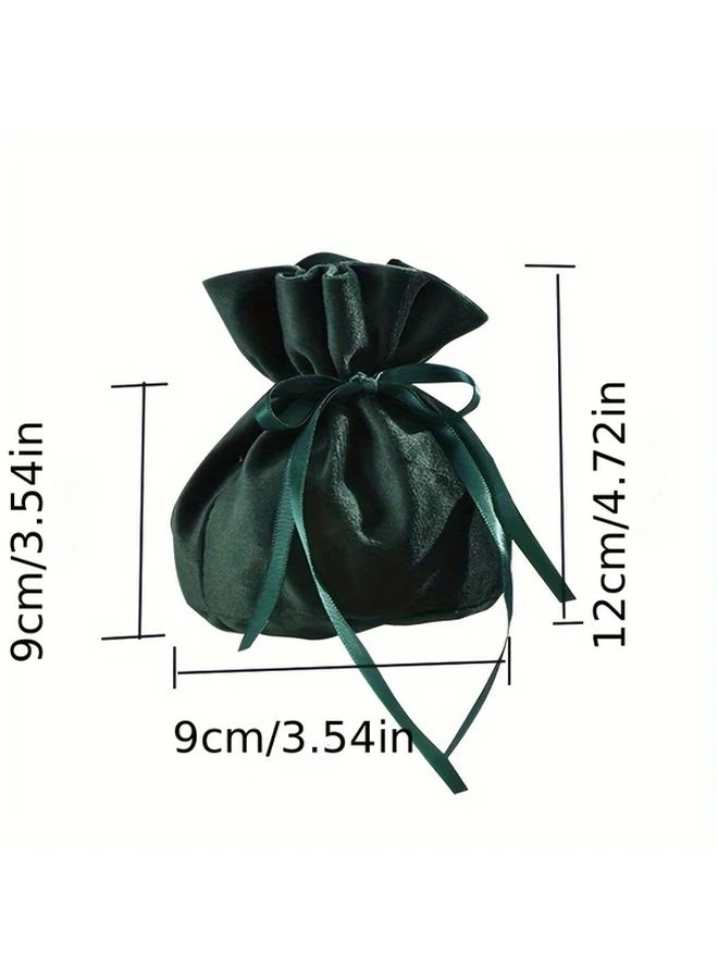 Golden Minimalist Candy Storage Pouch Solid Color Wedding Candy Pouch - Image 3