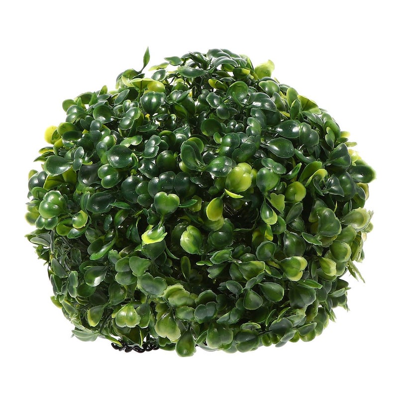 Solar Powered Rattan Flower Ball LED Light Outdoor Patio Garden Hanging Lamp Leaf Design - Image 2