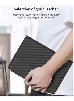 SYOSI غطاء جلدي لهاتف Samsung Galaxy Z Fold4 مع حافظة لوحة المفاتيح وحامل قلم S، أسود أنيق وخفيف الوزن مع اتصال لاسلكي بالبلوتوث، قابل للفصل  - Image 2