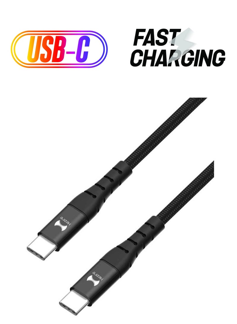 Hezire Hezire HCable Pro Type-C - Type-C Charge & Sync Cable1.2M Black 