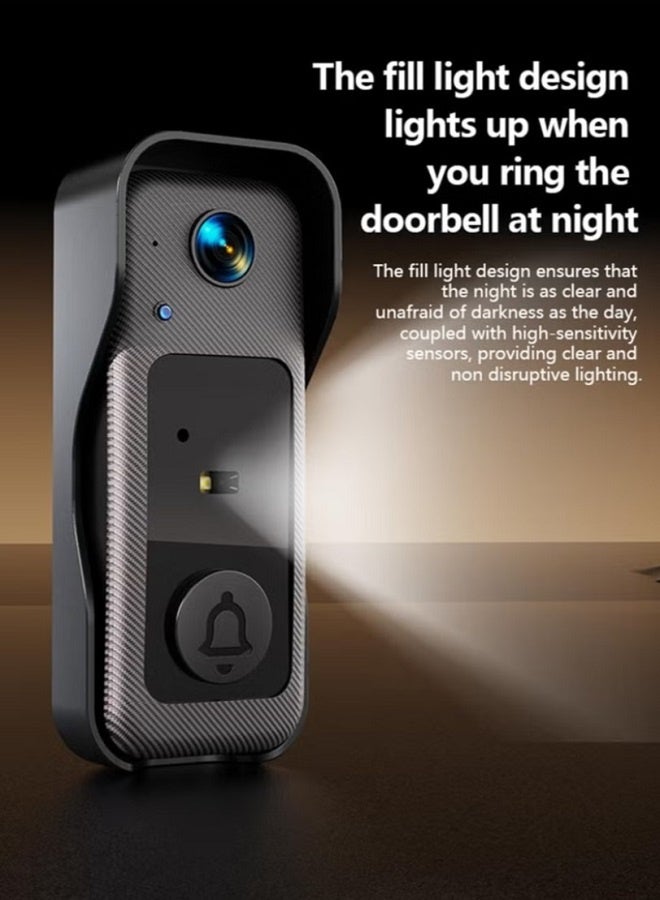 4.3” Wireless WiFi Video Doorbell with Monitor & Two-Way Audio | Night Vision, IP68 Waterproof, 128GB TF Card Support, Multi-Language, 12 Chimes, HD IPS Screen, Motion Detection, Long Battery Life, Easy DIY Installation | Smart Doorbell Camera with Intercom for Home Security, Offices & Apartments – No WiFi Needed, Private 4G Secure Connection, Wide-Angle Lens, Type-C Charging, Expandable Storage, Weatherproof, Anti-Interference, Plug & Play - Image 5