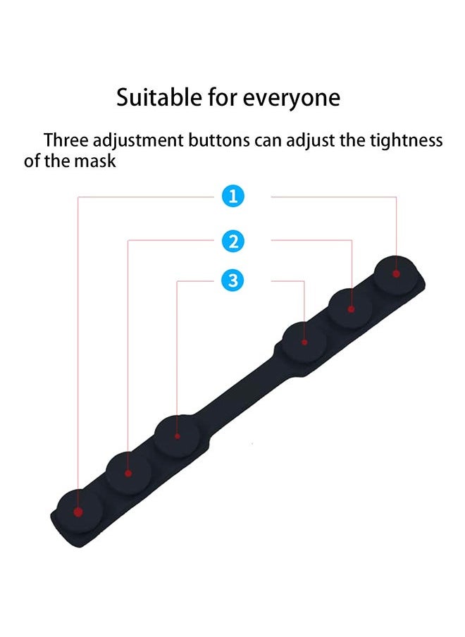 HALAMODO - Adjustable Mask Extension Strap for Adults and Kids Comfortable Elastic Ear Saver Universal Mask Strap Extension Soft and Durable Face Mask Ear Protector Reusable and Convenient for Daily Use - Image 1