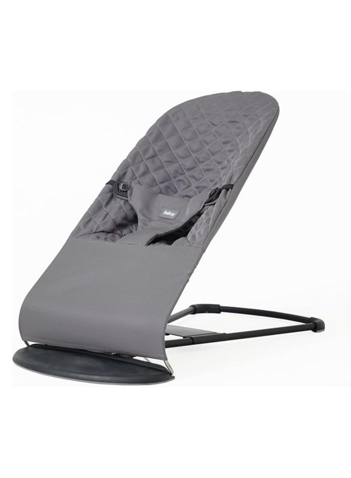 Portable Newborn Baby Balance Chair Rocker With 3-Point Harness, Beige - Image 1