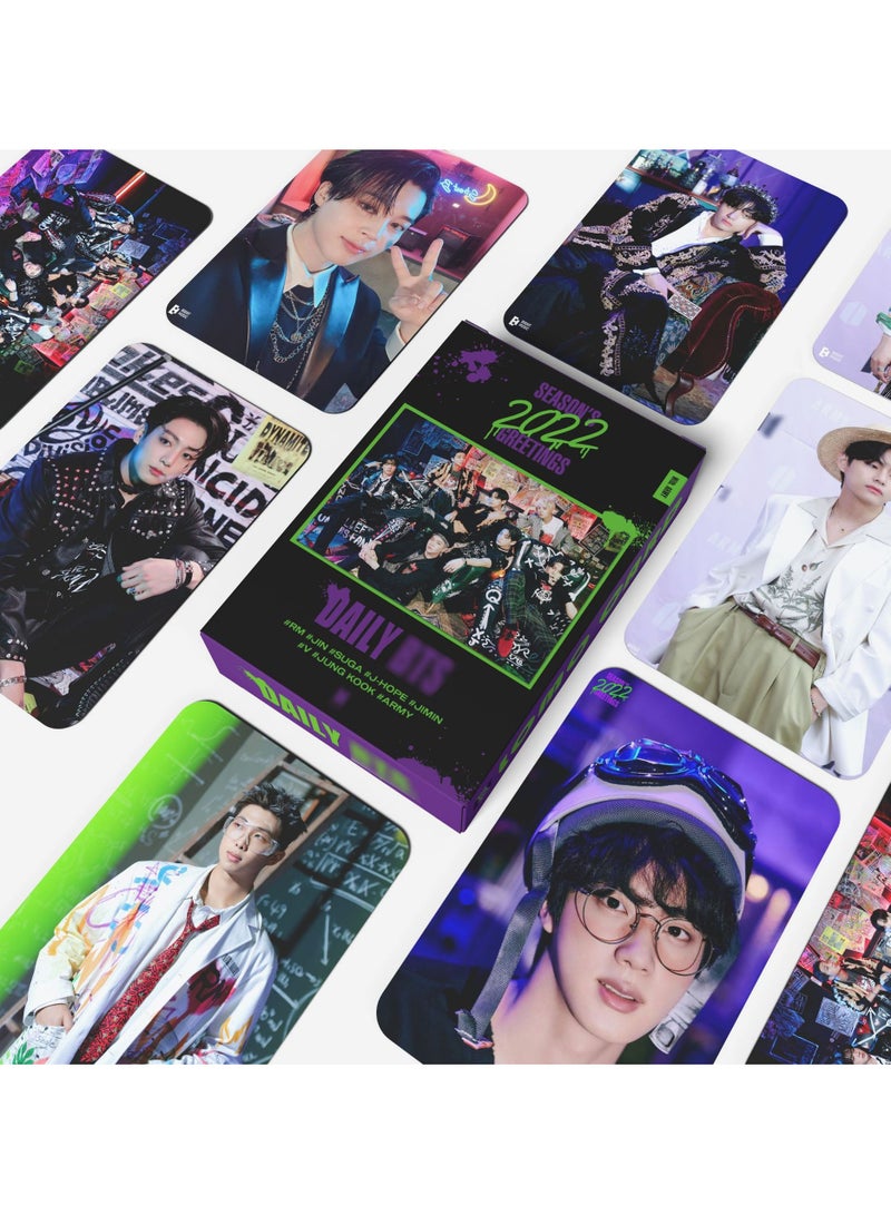 NIBEMINENT 55 Pcs Kpop BTS 2022 Lomo Cards Card For Fans Collection Gifts - Image 2