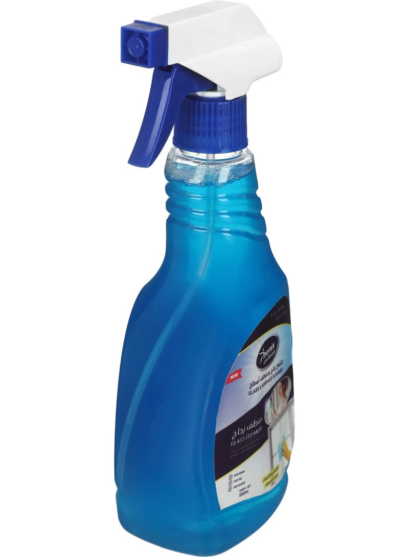 فينيكس سائل منظف زجاج فينيكس، قطعتين، 550 مل - ازرق - Image 2