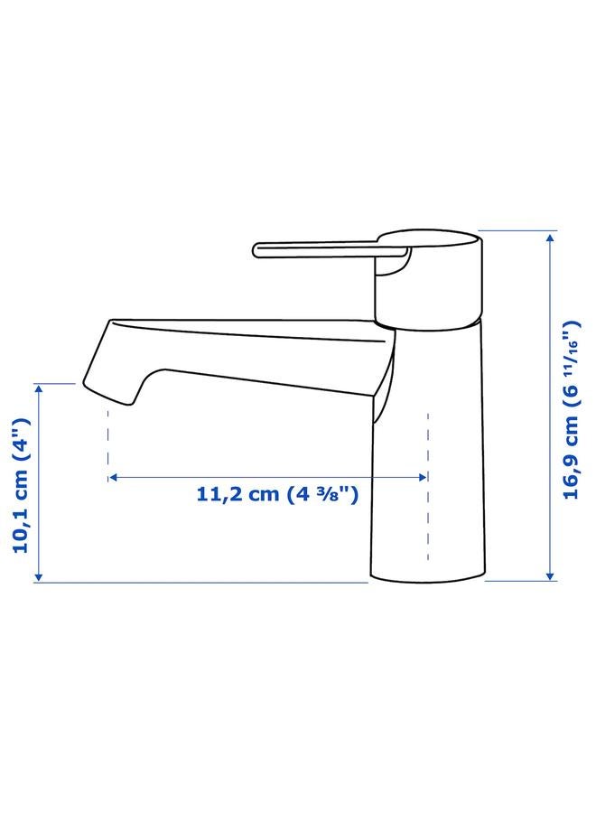 إيروريكس خلاط حوض غسيل مطلي بالكروم - Image 3